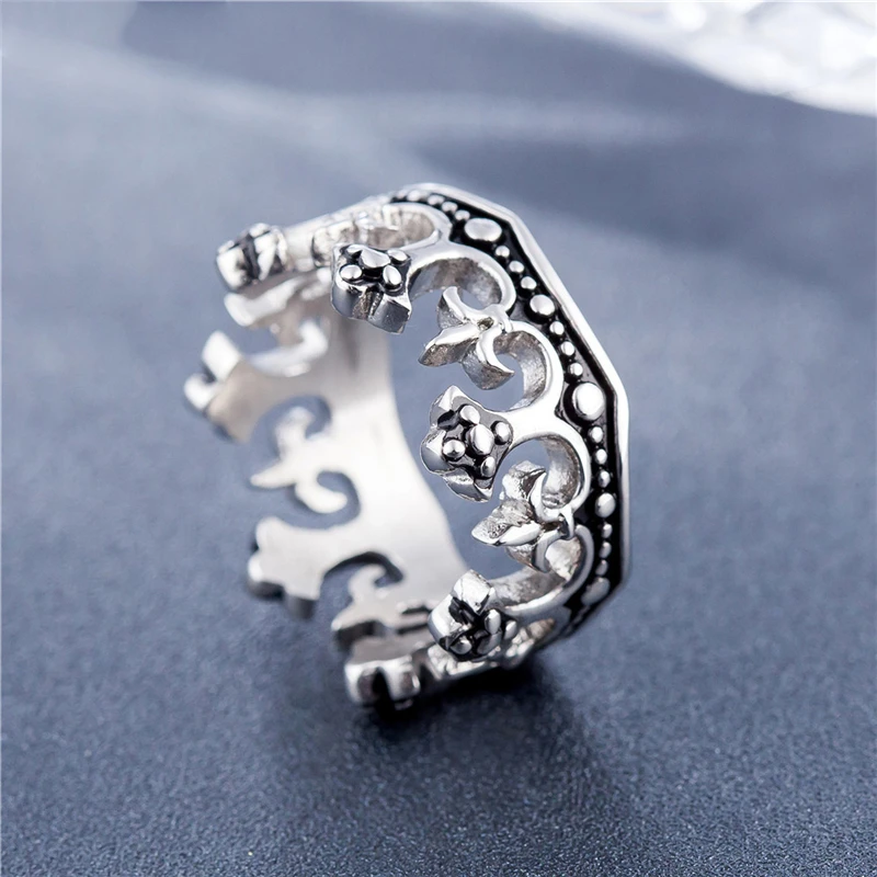 European Style 12mm Crown Finger Rings For Women Anillos High Quality 316l Stainless Steel Jewelry Men Accessories Free Shipping
European Style 12mm Crown Finger Rings For Women Anillos High Quality 316l Stainless Steel Jewelry Men Accessories Free Shipping