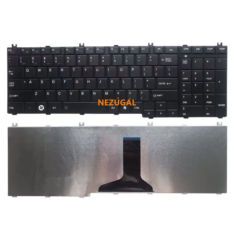 

Английская клавиатура для Toshiba Satellite L670 L670D L675 L675D C660 C660D C655 L655 L655D C650 C650D L650 C670 L750 L750D US