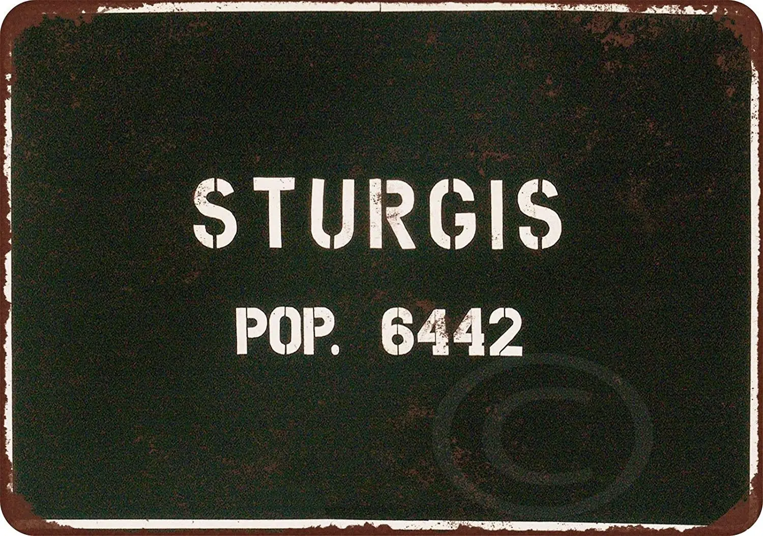 Sturgis. Population 6442 Vintage Look Metal Signs Vintage Personalized Wall Decor Tin Sign 8" x 12" for Basement Ranch Laundry R
Sturgis. Population 6442 Vintage Look Metal Signs Vintage Personalized Wall Decor Tin Sign 8" x 12" for Basement Ranch Laundry R