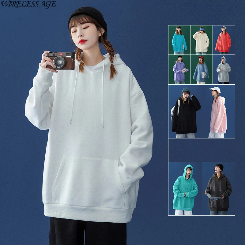 Women Sweater Long Sleeve Hooded Solid Color Big Pocket Loose Sweet Style Women's New Pullover Tops Spring Autumn Fashion Wild
Women Sweater Long Sleeve Hooded Solid Color Big Pocket Loose Sweet Style Women's New Pullover Tops Spring Autumn Fashion Wild