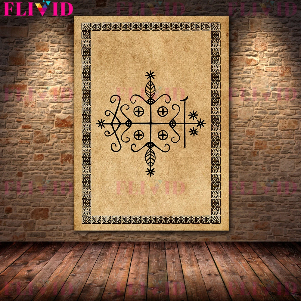 Картина на холсте "Старые священные геометрические элементы"
Картина на холсте "Старые священные геометрические элементы"