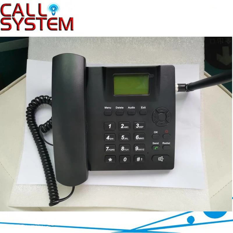 Фиксированный беспроводной Настольный телефон 3G GSM 850/900/1800/1900 с поддержкой
