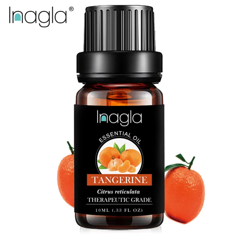Эфирное масло Inagla Tangerine чистое натуральное 10 мл чистые эфирные масла ароматерапия диффузоры здоровое