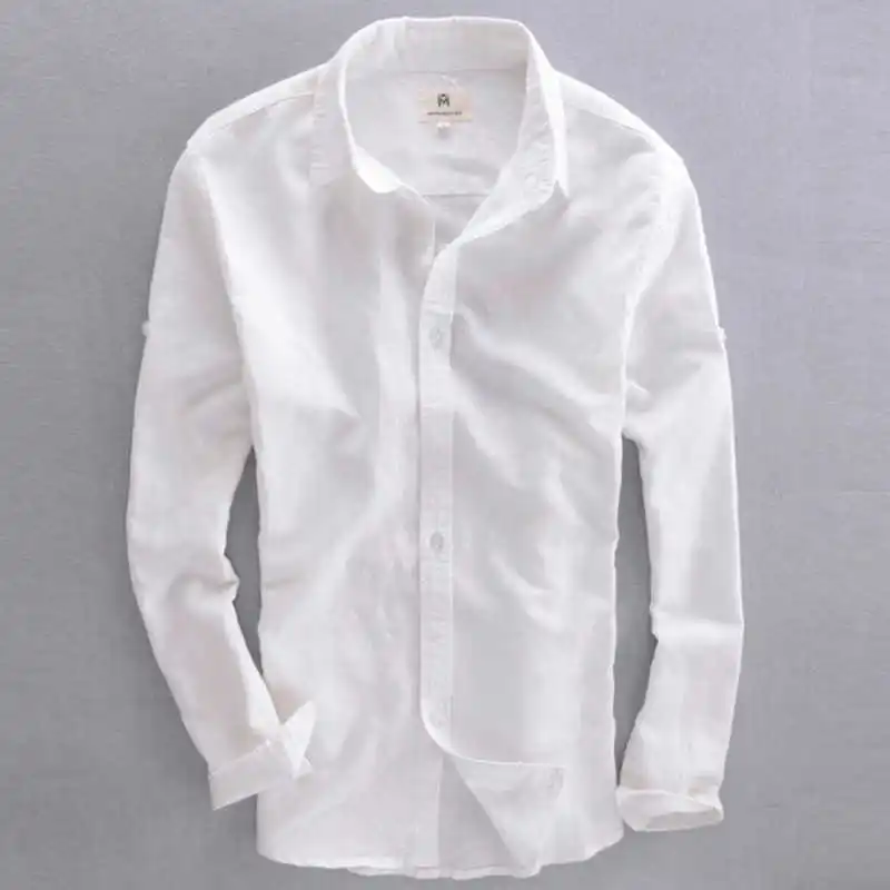 slim fit men's linen shirt long sleeves straight collar summer casual shirts men white cotton linen dress shirt for men M-XXXL
slim fit men's linen shirt long sleeves straight collar summer casual shirts men white cotton linen dress shirt for men M-XXXL