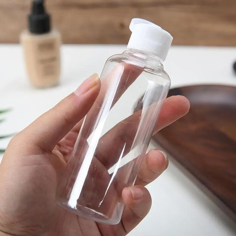 5Pcs 60ml/75ml/80ml/100ml/120ml Makeup Empty Plastic Bottles Flip Cap For Liquid Lotion Cream
5Pcs 60ml/75ml/80ml/100ml/120ml Makeup Empty Plastic Bottles Flip Cap For Liquid Lotion Cream