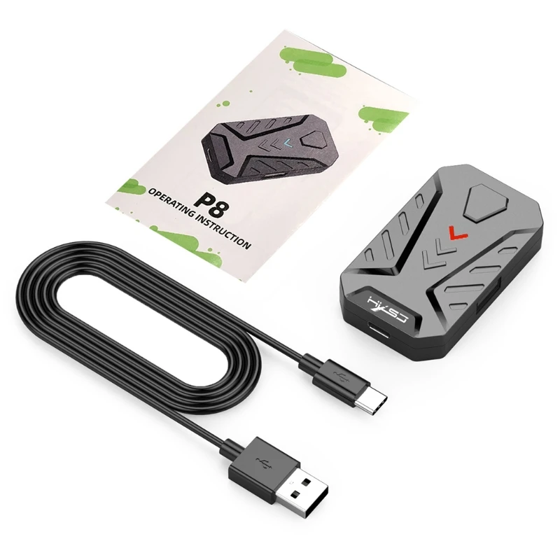 P8 Mobile Controller Gaming Keyboard Mouse Wired LED Backlit Converter PUBG Mobile Controller Gamepad
P8 Mobile Controller Gaming Keyboard Mouse Wired LED Backlit Converter PUBG Mobile Controller Gamepad