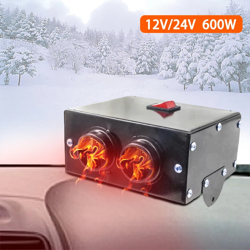 600W 12V 24V Car Heater Car Glass Defroster Window Heater Air Outlet 2 Warm Dryer in Car Goods Interior Accessories Winter
600W 12V 24V Car Heater Car Glass Defroster Window Heater Air Outlet 2 Warm Dryer in Car Goods Interior Accessories Winter