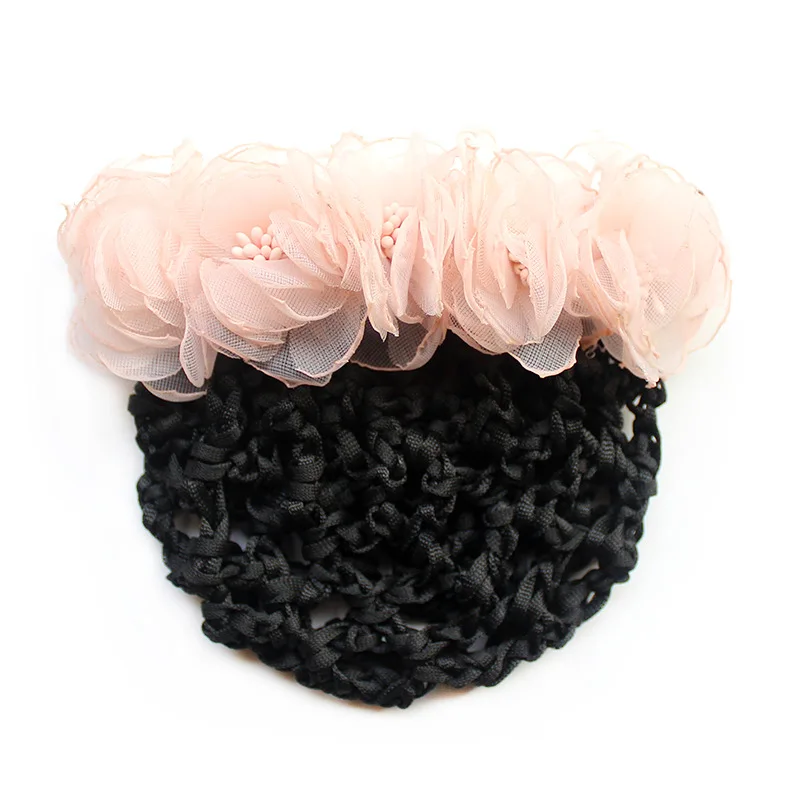 Elegant Pink Flower Fabric Hairpin Hairgrips Tie Hair Bow Clip Snood Cover Net Bun Professional Staff Dance Girls Accessories
Elegant Pink Flower Fabric Hairpin Hairgrips Tie Hair Bow Clip Snood Cover Net Bun Professional Staff Dance Girls Accessories