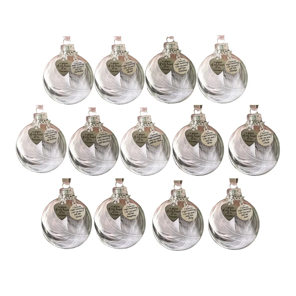 DIY Ball Decoration A Piece Of My Heart Is In Heave Memorial Ornament Christmas Tree Decor Party Supplies
DIY Ball Decoration A Piece Of My Heart Is In Heave Memorial Ornament Christmas Tree Decor Party Supplies