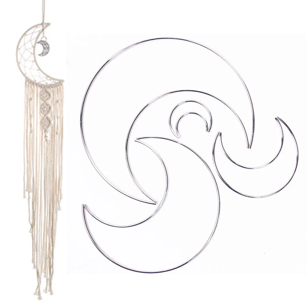 1pcs Moon Shape DreamCatcher Iron Ring Craft Metal Rings For Hoops DIY Hanging Connectors Home Textile Craft Decoration
1pcs Moon Shape DreamCatcher Iron Ring Craft Metal Rings For Hoops DIY Hanging Connectors Home Textile Craft Decoration