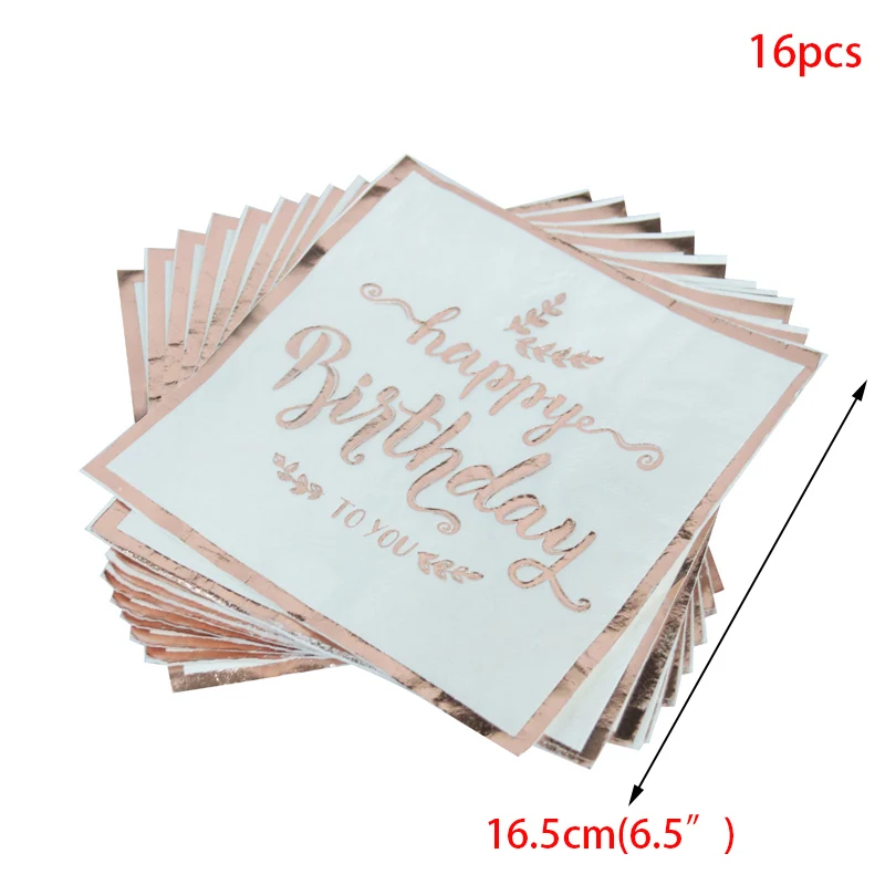 74pcs/set Rose Gold birthday Tablewares decorations Napkin Cup Plate Disposable Adult Birthday Party Decor Wedding Tableware
74pcs/set Rose Gold birthday Tablewares decorations Napkin Cup Plate Disposable Adult Birthday Party Decor Wedding Tableware