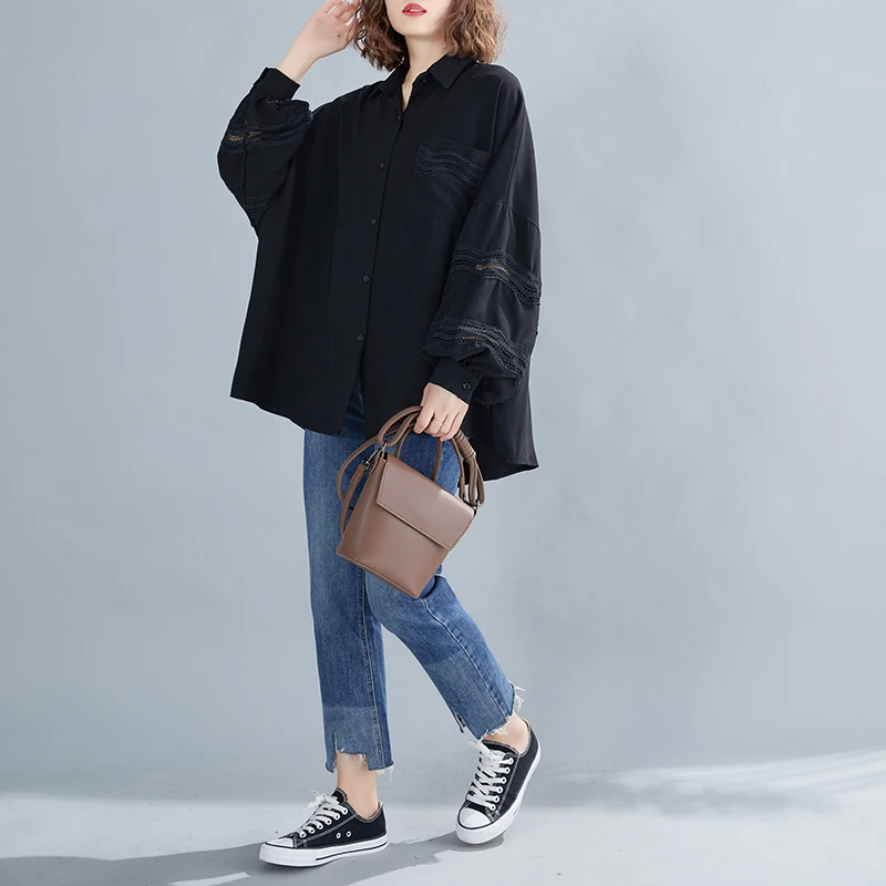 BIG SIZE Spring Autumn Women Fashion Elegant Hollow Out Tops Lady Female Plus Large Lantern Sleeve Irregular Loose Blouse Shirt
BIG SIZE Spring Autumn Women Fashion Elegant Hollow Out Tops Lady Female Plus Large Lantern Sleeve Irregular Loose Blouse Shirt