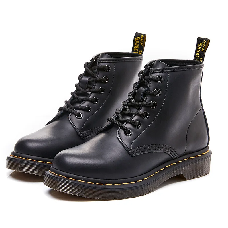 2020 Women's Autumn and Winter Motorcycle Boots Flat Genuine Leather Martin Boots British Style Solid Color Mid-tube Boots
2020 Women's Autumn and Winter Motorcycle Boots Flat Genuine Leather Martin Boots British Style Solid Color Mid-tube Boots