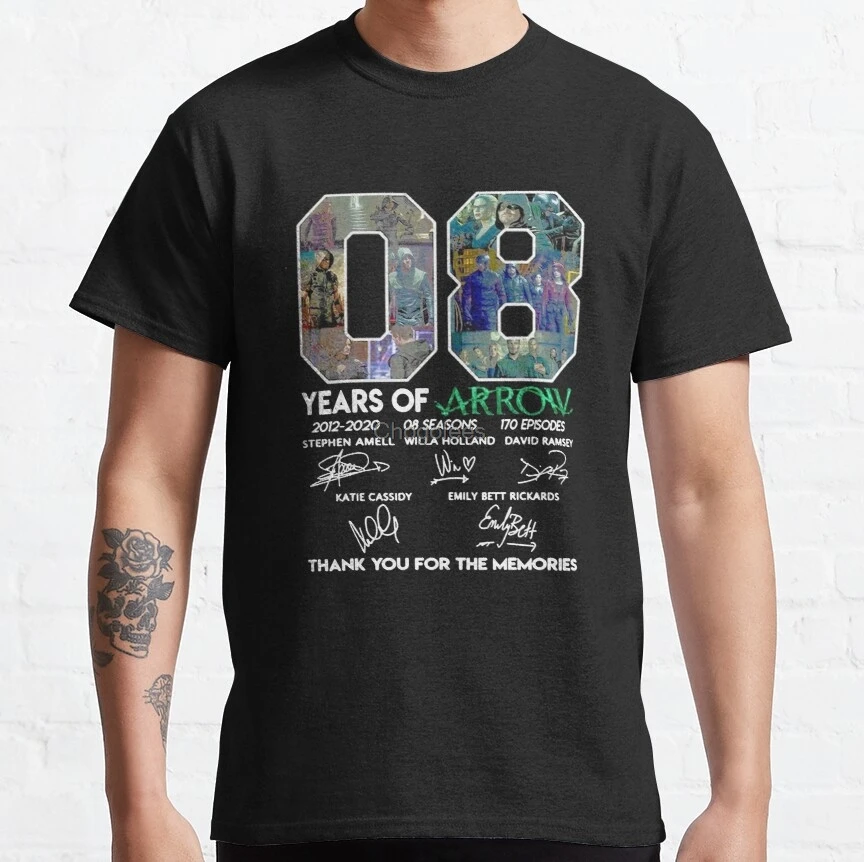 Men t shirt 08 Years Of Arrow Thank You For The Memories Signature Shirt Women t-shirts
Men t shirt 08 Years Of Arrow Thank You For The Memories Signature Shirt Women t-shirts