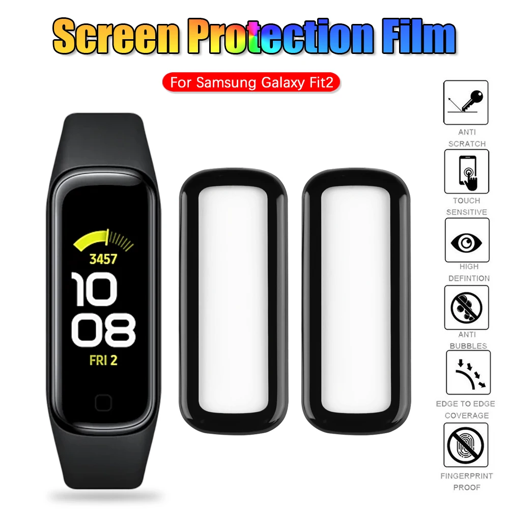 Мягкая защитная 3d-пленка на весь экран для Samsung Galaxy Fit2 пленка часов аксессуары