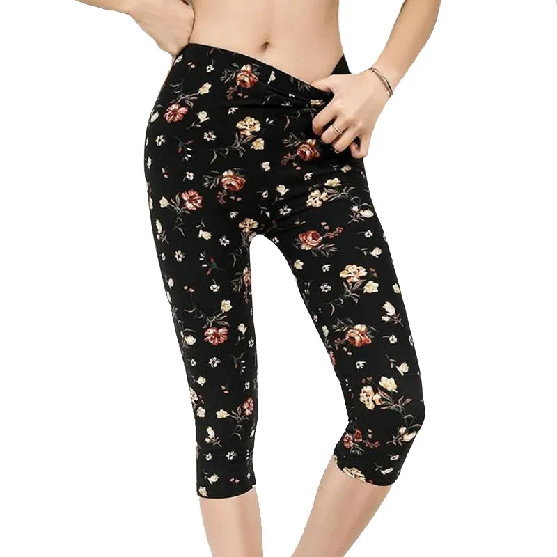 CUHAKCI Women Capris Push Up Trousers High Waist Floral Printed Fitness Leggings Mid-Calf Elastic
CUHAKCI Women Capris Push Up Trousers High Waist Floral Printed Fitness Leggings Mid-Calf Elastic