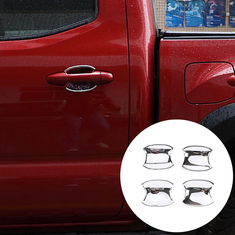 4pcs ABS Chrome Silver Car Exterior Outer Door Bowl Cover Trim Sticker For Toyota Tacoma 2016-2020 Auto Accessories
4pcs ABS Chrome Silver Car Exterior Outer Door Bowl Cover Trim Sticker For Toyota Tacoma 2016-2020 Auto Accessories