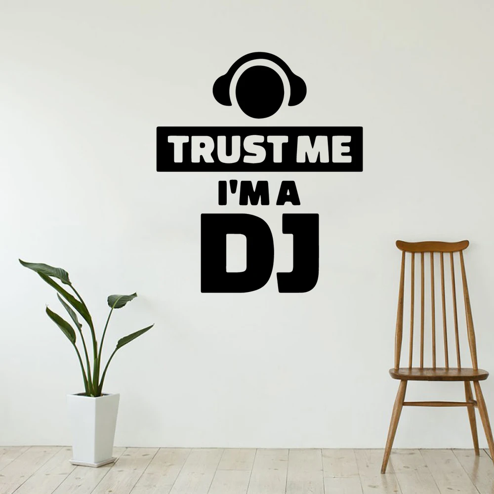 Cartoon I'm a DJ Sentence Vinyl Wall Sticker For Living Room Decor Background Wall Art Decal vinilo pared
Cartoon I'm a DJ Sentence Vinyl Wall Sticker For Living Room Decor Background Wall Art Decal vinilo pared