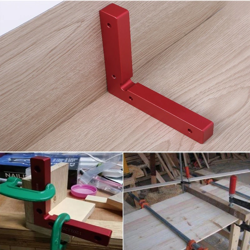 1 pcs 120x120 mm aluminum alloy 90 degrees positioning squares L shape Angle clamp wood metal welding fixing tool wood tools
1 pcs 120x120 mm aluminum alloy 90 degrees positioning squares L shape Angle clamp wood metal welding fixing tool wood tools