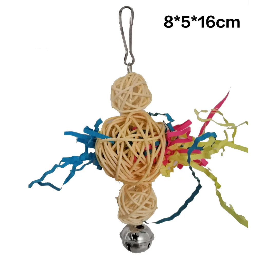 5 Pcs Parrot Toys Set Colorful Bird Chewing Foraging Hanging Loofah Toy for Small Bird Parakeets Cockatiel Conure African Grey
5 Pcs Parrot Toys Set Colorful Bird Chewing Foraging Hanging Loofah Toy for Small Bird Parakeets Cockatiel Conure African Grey