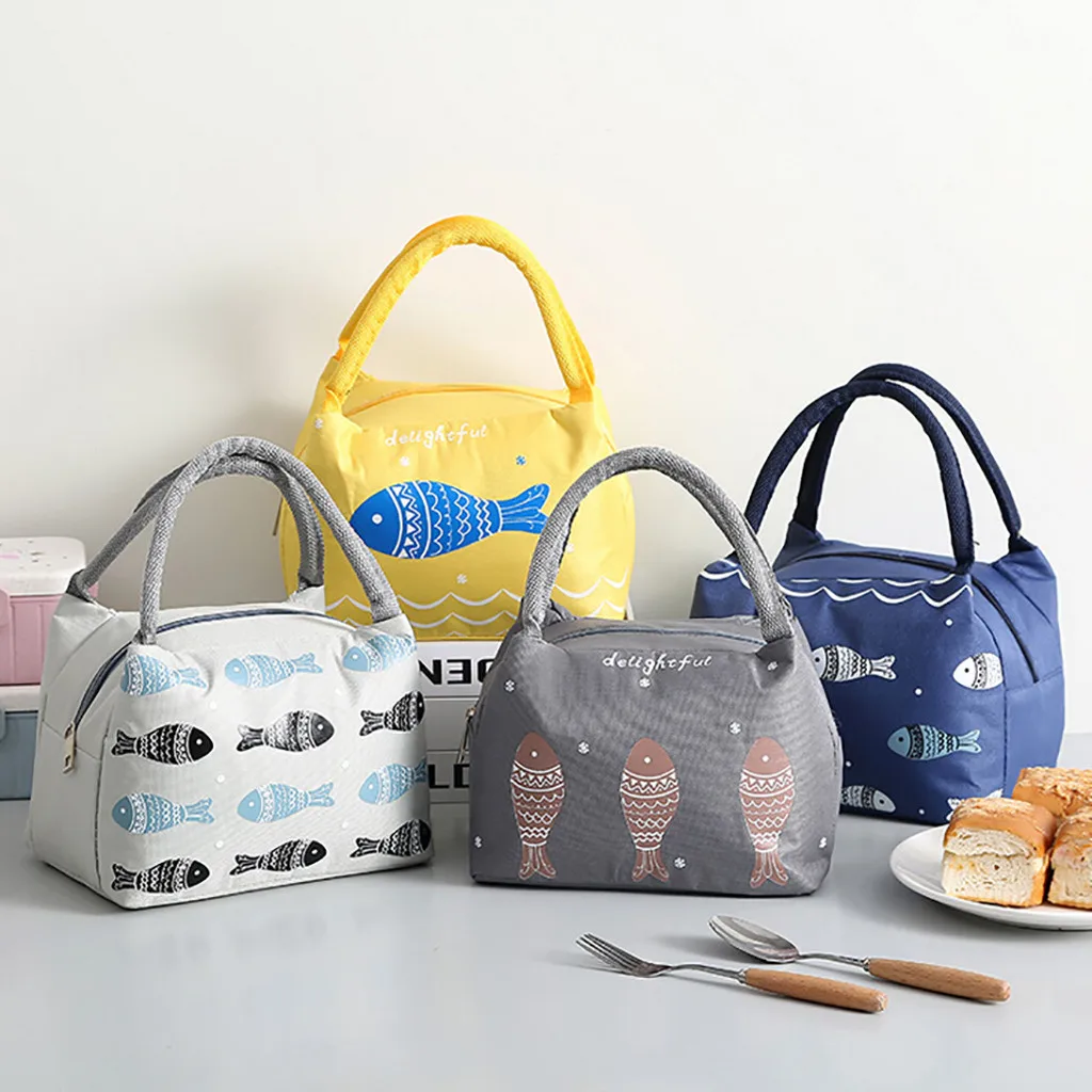 Портативная Изолированная Термосумка Bento Lunch Box Tote сумка для пикника хранения