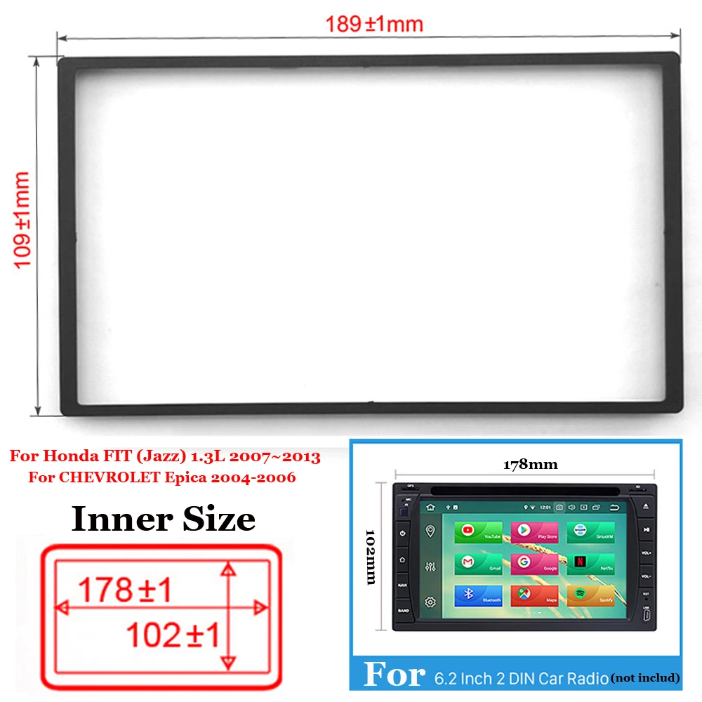 1pc Car 2Din Radio Fascia Panel Dash Frame Trim Kit For Honda Epica Fascia Panel Dash Frame Accessories
1pc Car 2Din Radio Fascia Panel Dash Frame Trim Kit For Honda Epica Fascia Panel Dash Frame Accessories