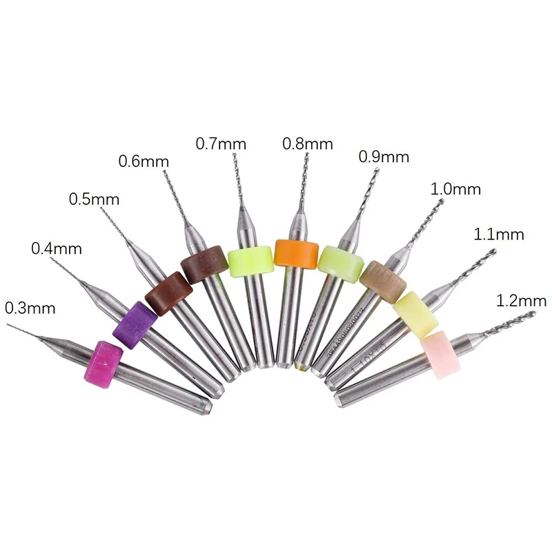 30Pcs 0.3-1.2mm PCB Drill Bits Set, 1/8Inch Spiral Flute Router Bits Milling Cutter for Print Circuit Board Engraving
30Pcs 0.3-1.2mm PCB Drill Bits Set, 1/8Inch Spiral Flute Router Bits Milling Cutter for Print Circuit Board Engraving