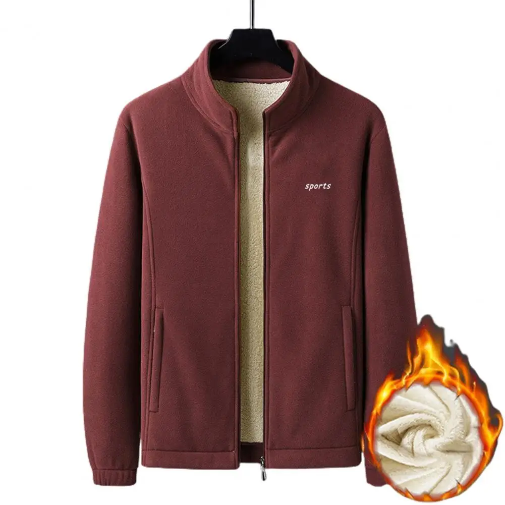 Plus Size Men Coat Solid Color Stand Collar Slim Thicken Plush Long Sleeve Zip Up 2021 Autumn Winter Warm Jacket
Plus Size Men Coat Solid Color Stand Collar Slim Thicken Plush Long Sleeve Zip Up 2021 Autumn Winter Warm Jacket