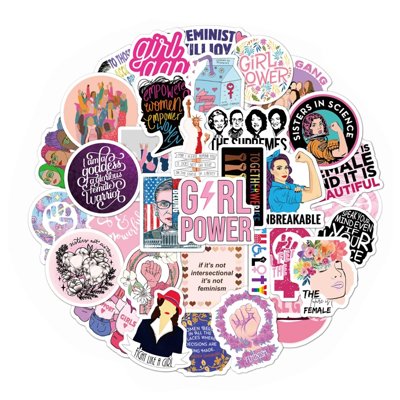 10/30/50Pcs Feminism Girl Inspirational Doodle Stickers To Motorcycle Skateboard Laptop Guitar Toy Helmet Stationery Pegatinas
10/30/50Pcs Feminism Girl Inspirational Doodle Stickers To Motorcycle Skateboard Laptop Guitar Toy Helmet Stationery Pegatinas