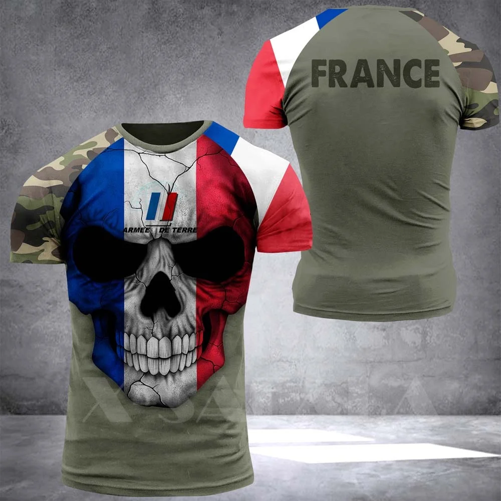 France Soldier-ARMY-VETERAN Country Flag 3D Printed High Quality Milk Fiber T-shirt Summer Round Neck Men Female Casual Top-3
France Soldier-ARMY-VETERAN Country Flag 3D Printed High Quality Milk Fiber T-shirt Summer Round Neck Men Female Casual Top-3