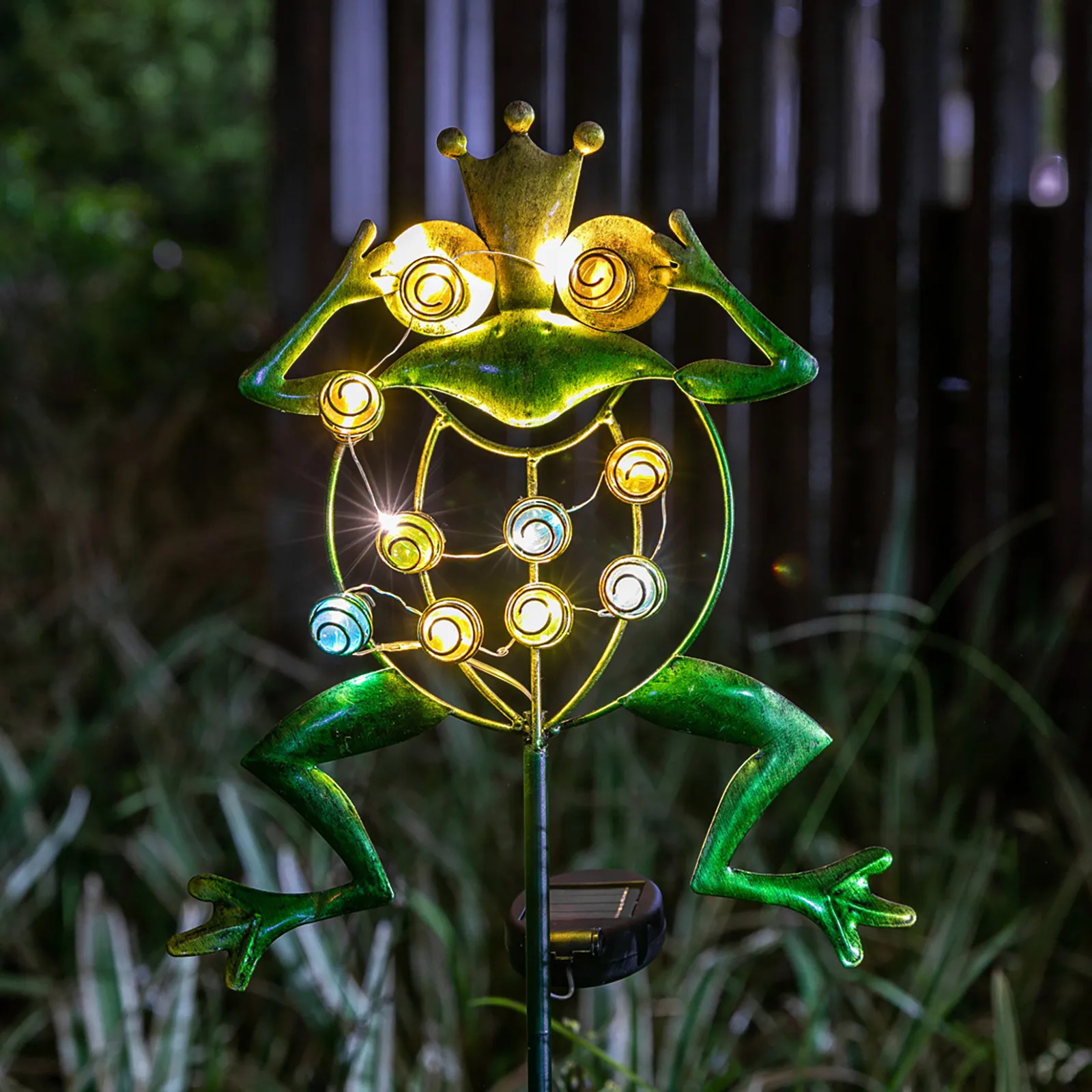 Solar Powered Outdoor Metal Cute Frog Modeling Lamp Ground Lamp Landscape Holiday Light Animal Outdoor Decoration Light Garden
Solar Powered Outdoor Metal Cute Frog Modeling Lamp Ground Lamp Landscape Holiday Light Animal Outdoor Decoration Light Garden