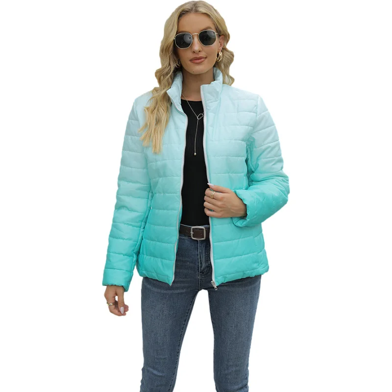 Autumn And Winter Women's Cotton Padded Jacket Coat Printed Long Sleeve Pocket Zipper Cotton Padded Jacket Overcoat
Autumn And Winter Women's Cotton Padded Jacket Coat Printed Long Sleeve Pocket Zipper Cotton Padded Jacket Overcoat