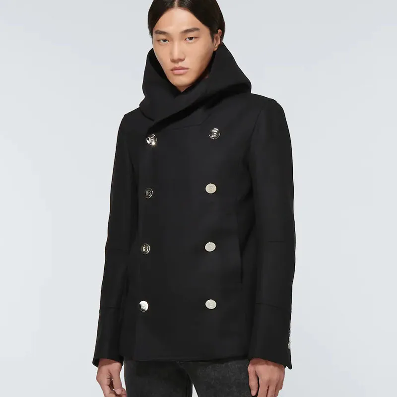 Men's Wool Blend Hooded Top 2021 Autumn Winter Fashion Large New British Hooded Short Cashmere Wool Coat
Men's Wool Blend Hooded Top 2021 Autumn Winter Fashion Large New British Hooded Short Cashmere Wool Coat