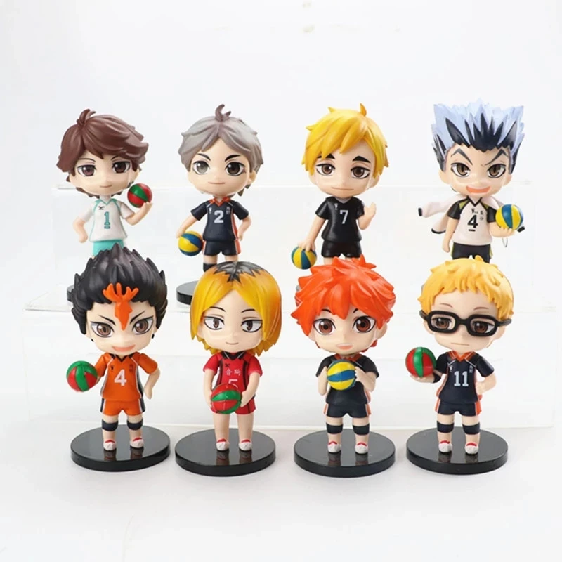 1 шт. случайная отправка Haikyuu! Аниме Kenma Kozume Shoyo Hinata Kotaru Bokuto Yu Nishinoya экшн Фигурки