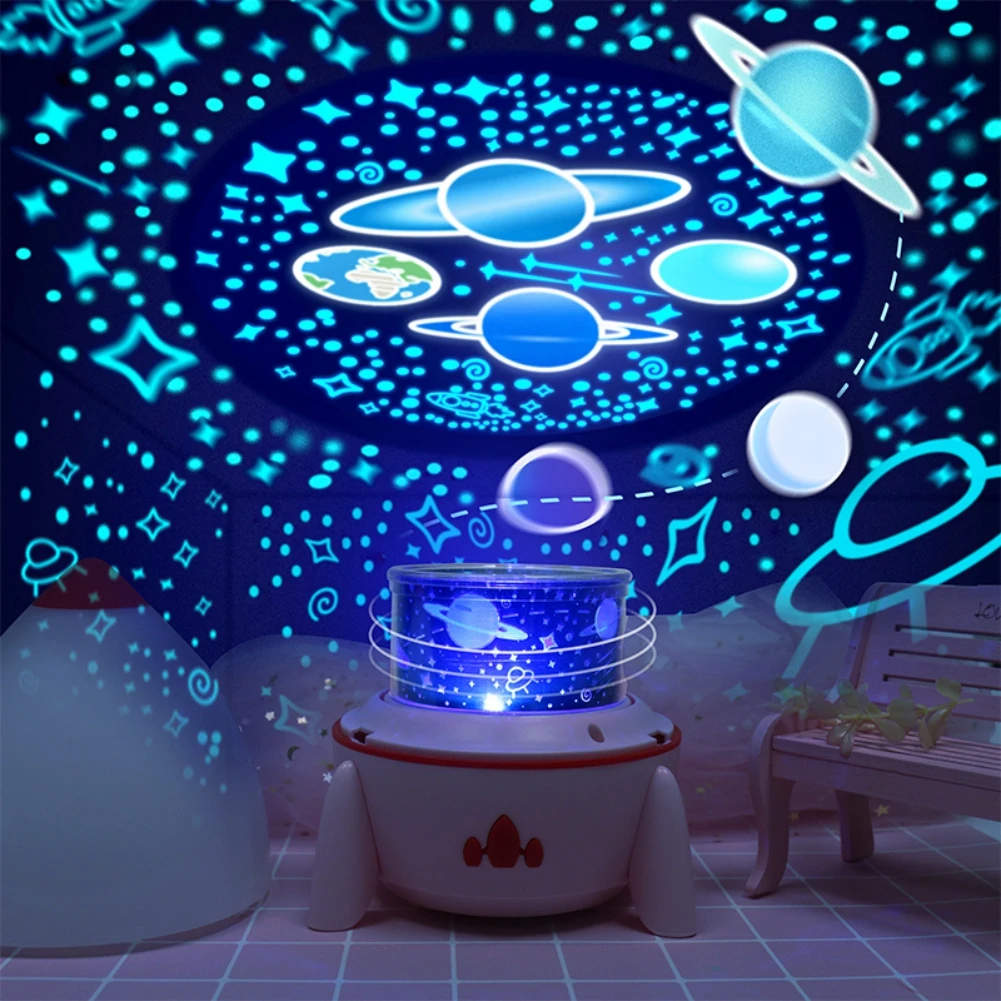 Small Rocket Projector Powder BlueTeeth Light Charging Model without Music Bedside Light Suitable for Children Kid
Small Rocket Projector Powder BlueTeeth Light Charging Model without Music Bedside Light Suitable for Children Kid