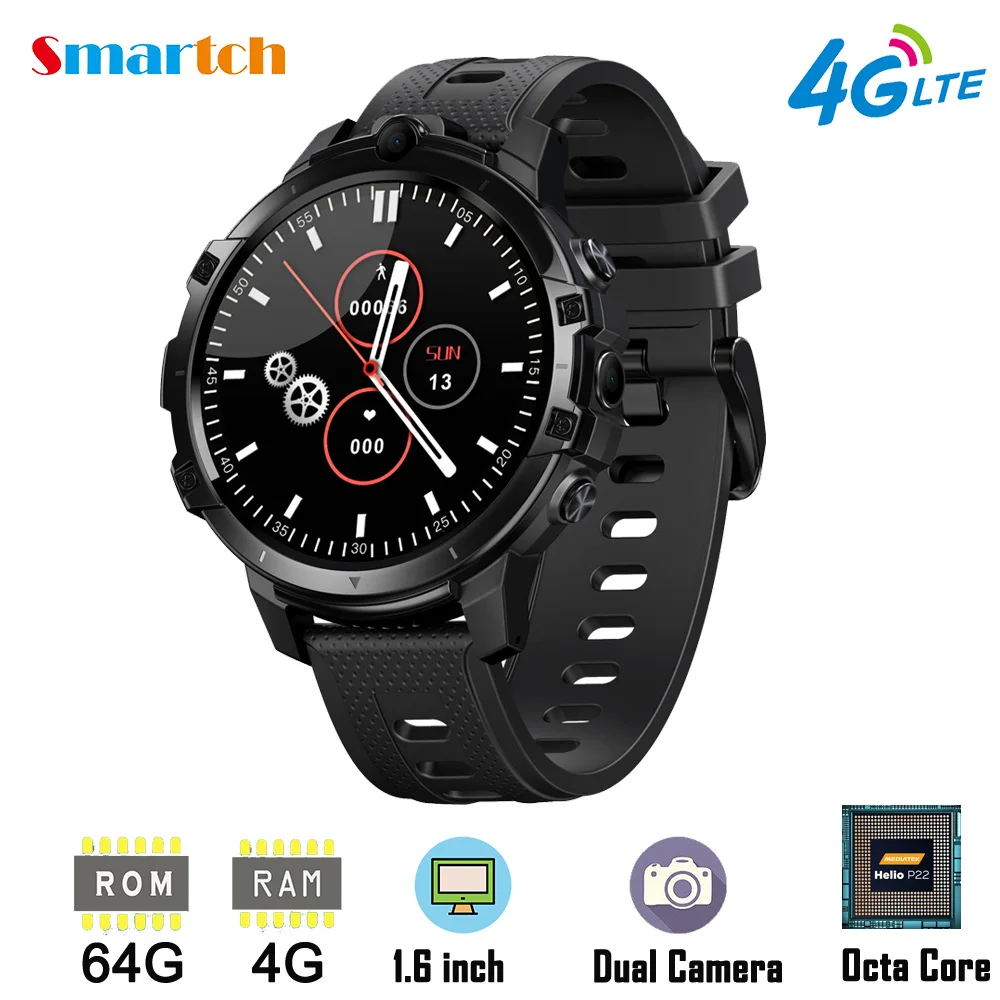4G LTE Smart Watch Phone 1.6 Inch Full Cycle Full Touch Screen Helio P22 MTK6762 Octal-core CPU 4GB+64GB Smartwatch Thor 6 Phone
4G LTE Smart Watch Phone 1.6 Inch Full Cycle Full Touch Screen Helio P22 MTK6762 Octal-core CPU 4GB+64GB Smartwatch Thor 6 Phone