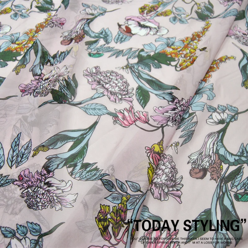 LEO&LIN Large Wide Light green Flower Real Silk Chiffon 100% Silk Clothing Cloth Fabric DIY patchwork
LEO&LIN Large Wide Light green Flower Real Silk Chiffon 100% Silk Clothing Cloth Fabric DIY patchwork
