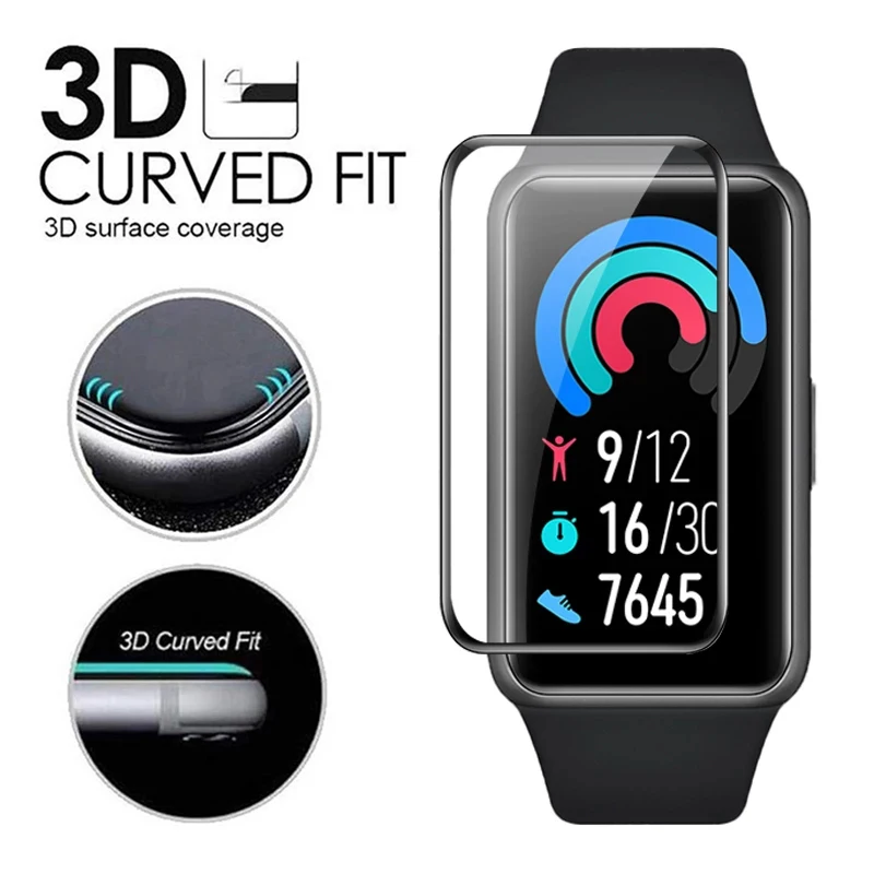 3D Curved Screen Protector Film For Huawei Band 7 6 Soft Tempered Glass Film For Huawei Honor Band 6 7 Smart Band Accessories
3D Curved Screen Protector Film For Huawei Band 7 6 Soft Tempered Glass Film For Huawei Honor Band 6 7 Smart Band Accessories