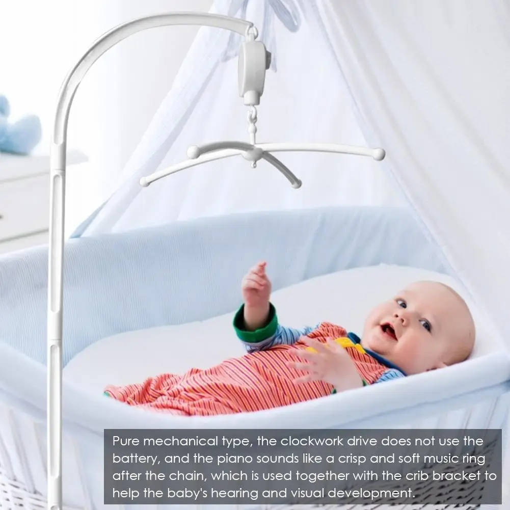 Baby Crib Mobile Music Box ABS Plastic Crib Toys Holder Arm Bracket For Plush And Plastic Toys
Baby Crib Mobile Music Box ABS Plastic Crib Toys Holder Arm Bracket For Plush And Plastic Toys