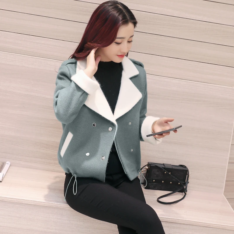 Winter Woolen Coat 2020 New Women Autumn Coat Korean Female Wool Overcoat Student Elegant Woolen Coats Women FashionJackets A347
Winter Woolen Coat 2020 New Women Autumn Coat Korean Female Wool Overcoat Student Elegant Woolen Coats Women FashionJackets A347
