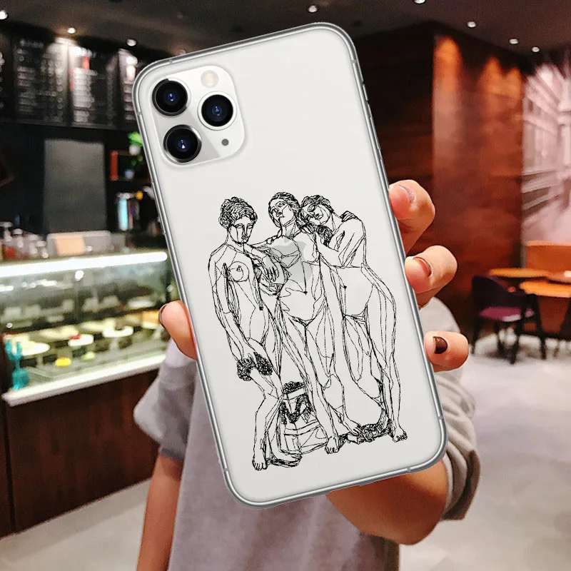 Art Retro Abstract Geometry Clear Soft Phone Case For iPhone 11 12 Pro Max SE 2020 7 8 Puls Cute Women Face Line Cover 12 Mini
Art Retro Abstract Geometry Clear Soft Phone Case For iPhone 11 12 Pro Max SE 2020 7 8 Puls Cute Women Face Line Cover 12 Mini