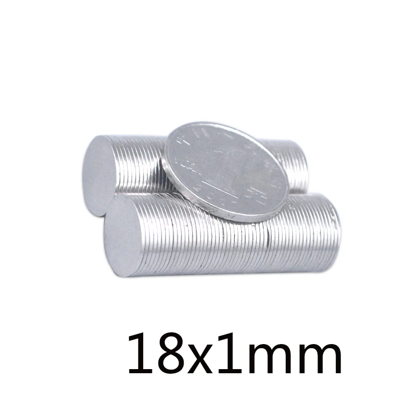 30/50/100pcs 18x1mm Thin Neodymium Magnetic Super Strong 18mmx1mm Permanent Magnetic 18*1mm
30/50/100pcs 18x1mm Thin Neodymium Magnetic Super Strong 18mmx1mm Permanent Magnetic 18*1mm