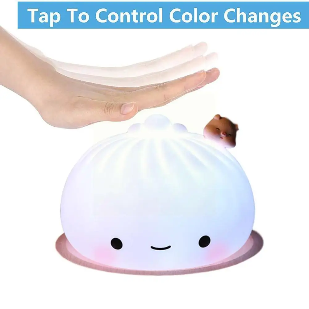 LED Cute Buns Pat Lights Colorful Soft Night Light Children Christmas Gifts Bedroom Home Animation Decoration Adult Holiday I9Q4
LED Cute Buns Pat Lights Colorful Soft Night Light Children Christmas Gifts Bedroom Home Animation Decoration Adult Holiday I9Q4