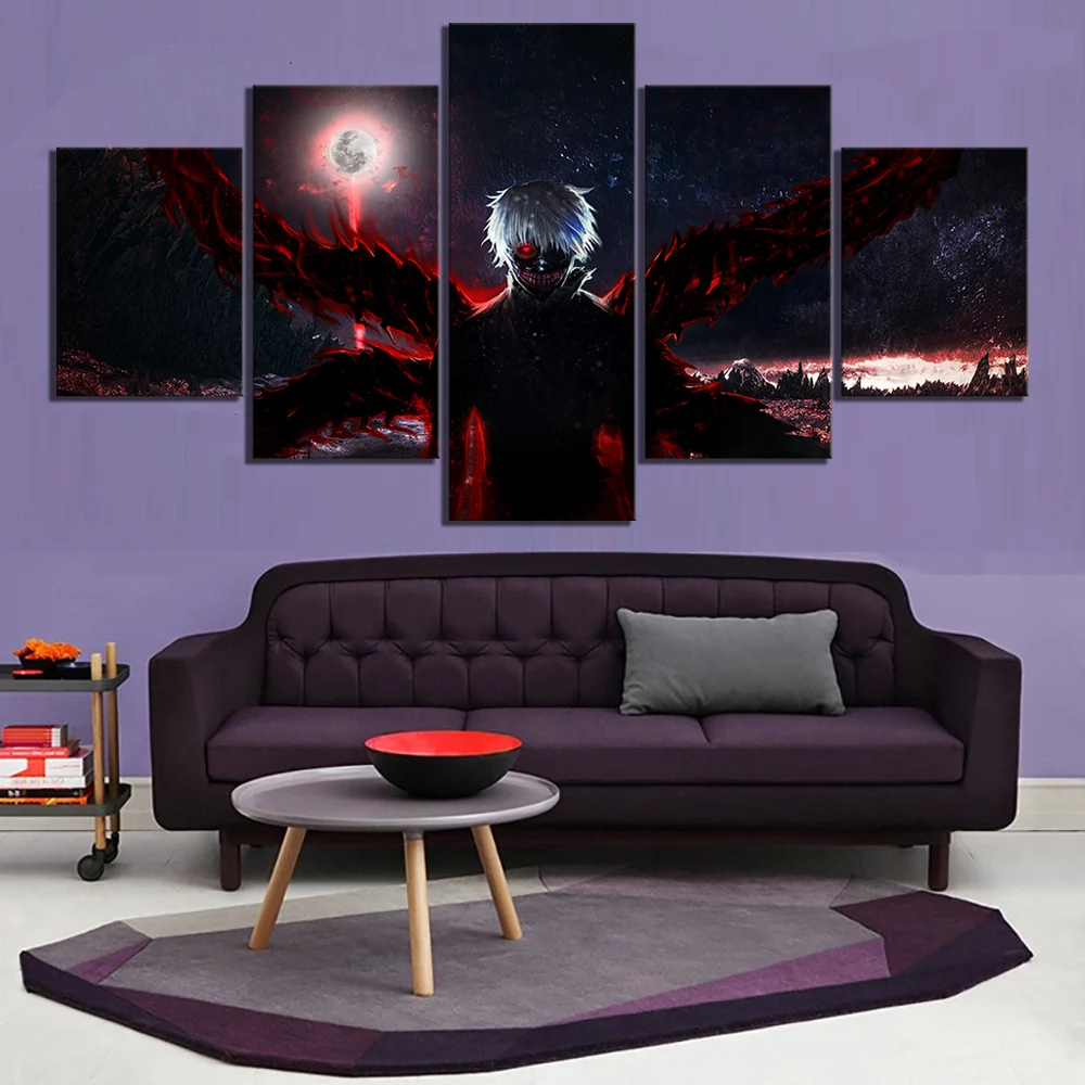 5 Panel Poster Japan Anime Tokyo Ghoul Canvas HD Print Wall Art Living Room Home Decor Painting Modular Pictures Home Decoration
5 Panel Poster Japan Anime Tokyo Ghoul Canvas HD Print Wall Art Living Room Home Decor Painting Modular Pictures Home Decoration