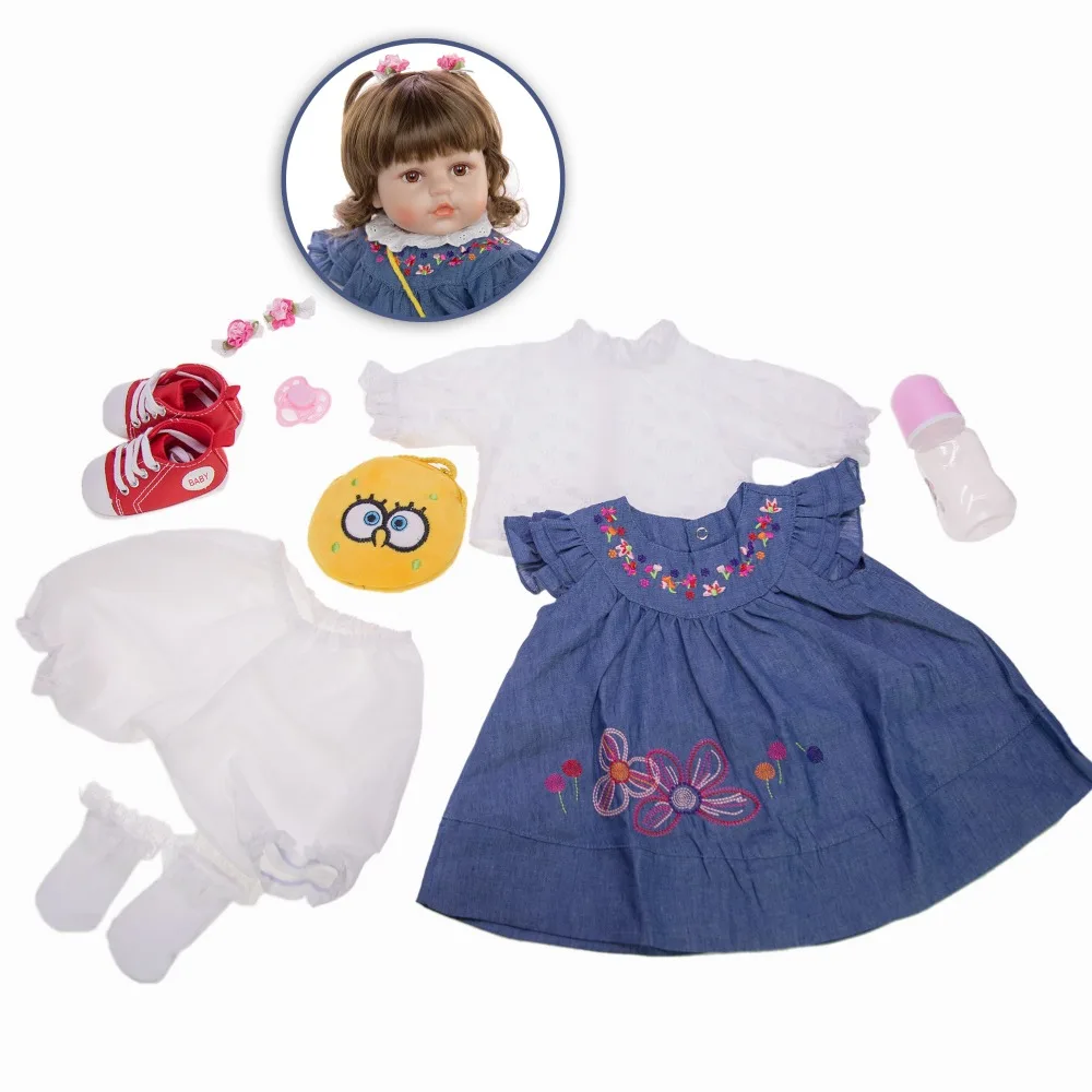 KEIUMI Lovely 60 cm Reborn Toddler Dolls 24 Inch Lifelike Princess Bebes Reborn Doll For Kids Children's Day Gifts Dolls
KEIUMI Lovely 60 cm Reborn Toddler Dolls 24 Inch Lifelike Princess Bebes Reborn Doll For Kids Children's Day Gifts Dolls