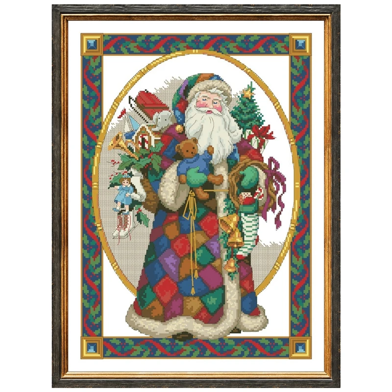 Patshwork santa cross stitch kit Dreampattern X-mas18ct 14ct 11ct unprint canvas embroidery DIY needlework wall decor
Patshwork santa cross stitch kit Dreampattern X-mas18ct 14ct 11ct unprint canvas embroidery DIY needlework wall decor
