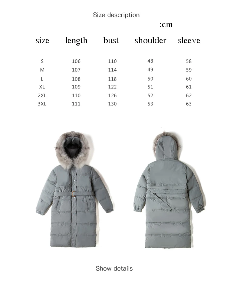 Jvcake Women's Down Jacket 2020 Winter New Cotton Jacket Mid-Length Thick Coat Bread Cotton Jacket Zipper Straight Long sleeve L
Jvcake Women's Down Jacket 2020 Winter New Cotton Jacket Mid-Length Thick Coat Bread Cotton Jacket Zipper Straight Long sleeve L