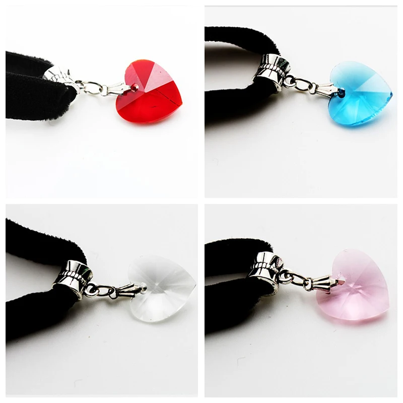New Heart Crystal Pendant Necklaces Vintage Velvet Chokers For Women Fashion Jewelry Black Ribbon Necklace Party Gift Collar
New Heart Crystal Pendant Necklaces Vintage Velvet Chokers For Women Fashion Jewelry Black Ribbon Necklace Party Gift Collar