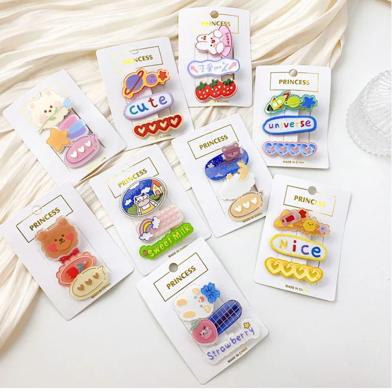 1 Set Acrylic Colorful Girl Cartoon Bunny Bear Rocket Hair Pins Hair Clip Kids Hair Accessories
1 Set Acrylic Colorful Girl Cartoon Bunny Bear Rocket Hair Pins Hair Clip Kids Hair Accessories