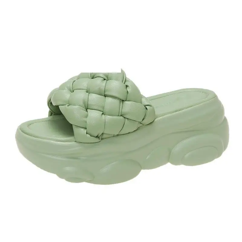 Shoes Cross-Tied Slippers Heels Slipers Women Platform Luxury Slides On A Wedge High 2021 Designer Soft Summer Narrow Band PU
Shoes Cross-Tied Slippers Heels Slipers Women Platform Luxury Slides On A Wedge High 2021 Designer Soft Summer Narrow Band PU